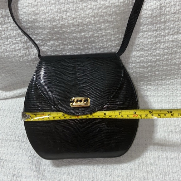 RARE vintage Revillon lizard embossed leather Bag - Picture 13 of 16